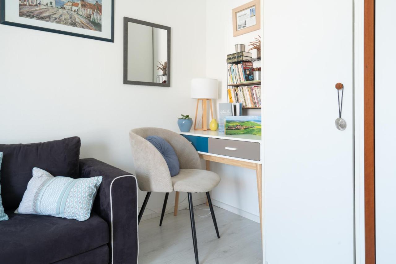 Studio Cosy Et Lumineux A 2 Pas De La Plage Et Du Centre Ville Вимере Екстериор снимка
